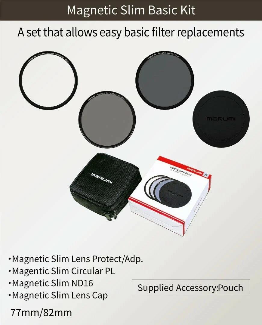 Marumi Magnetic Slim Basic Kit 82mm Filtre