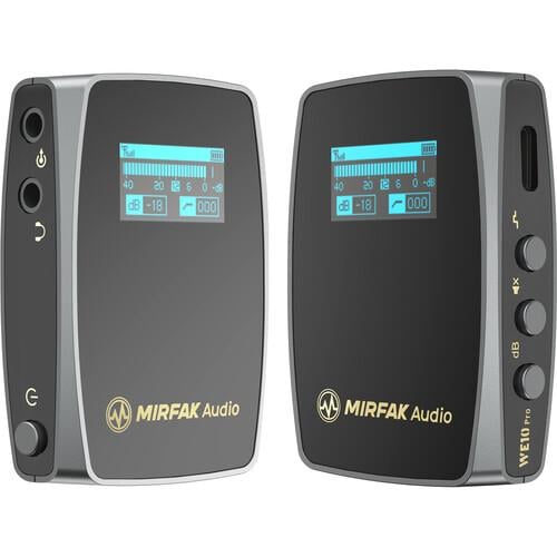 MOZA Mirfak WE10 Pro iki Kişilik Kablosuz Wireless Mikrofon Sistemi