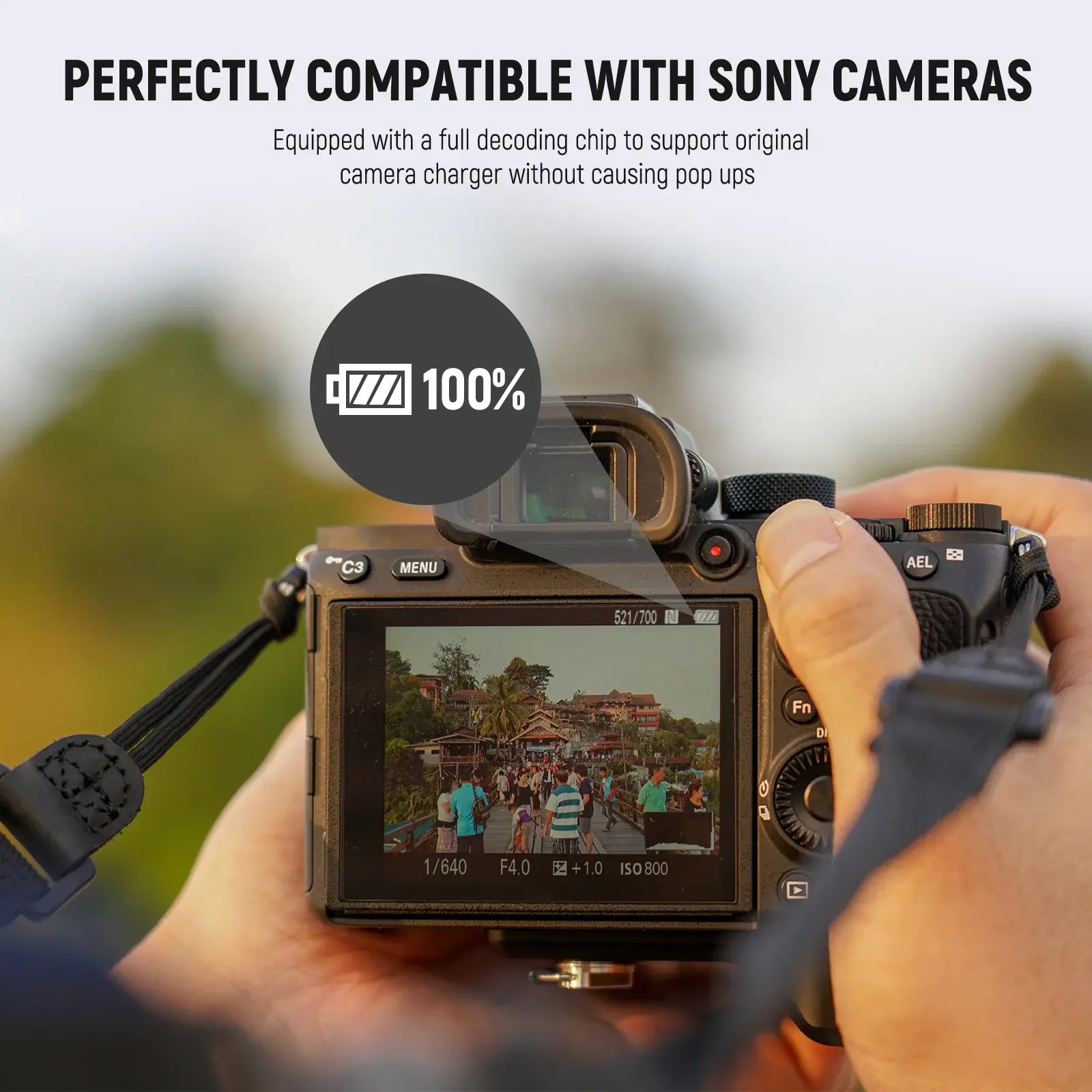 Neewer 2400mAh NP-FZ100 Yedek Batarya (Sony Uyumlu)