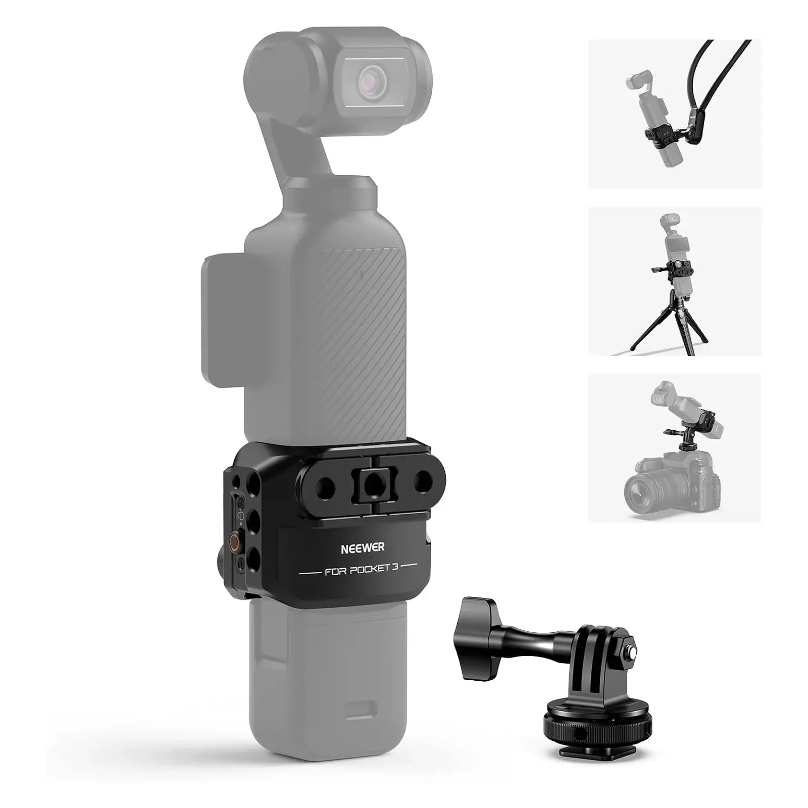 Neewer AC009 DJI Osmo Pocket 3 Aksiyon Kamera Kafesi