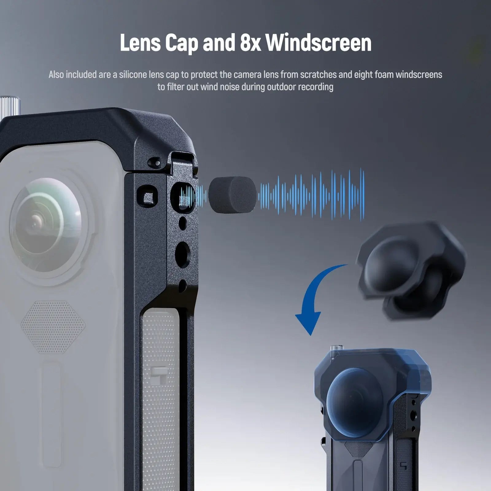 Neewer AC033 Insta360 X5 İçin Kamera Kafesi