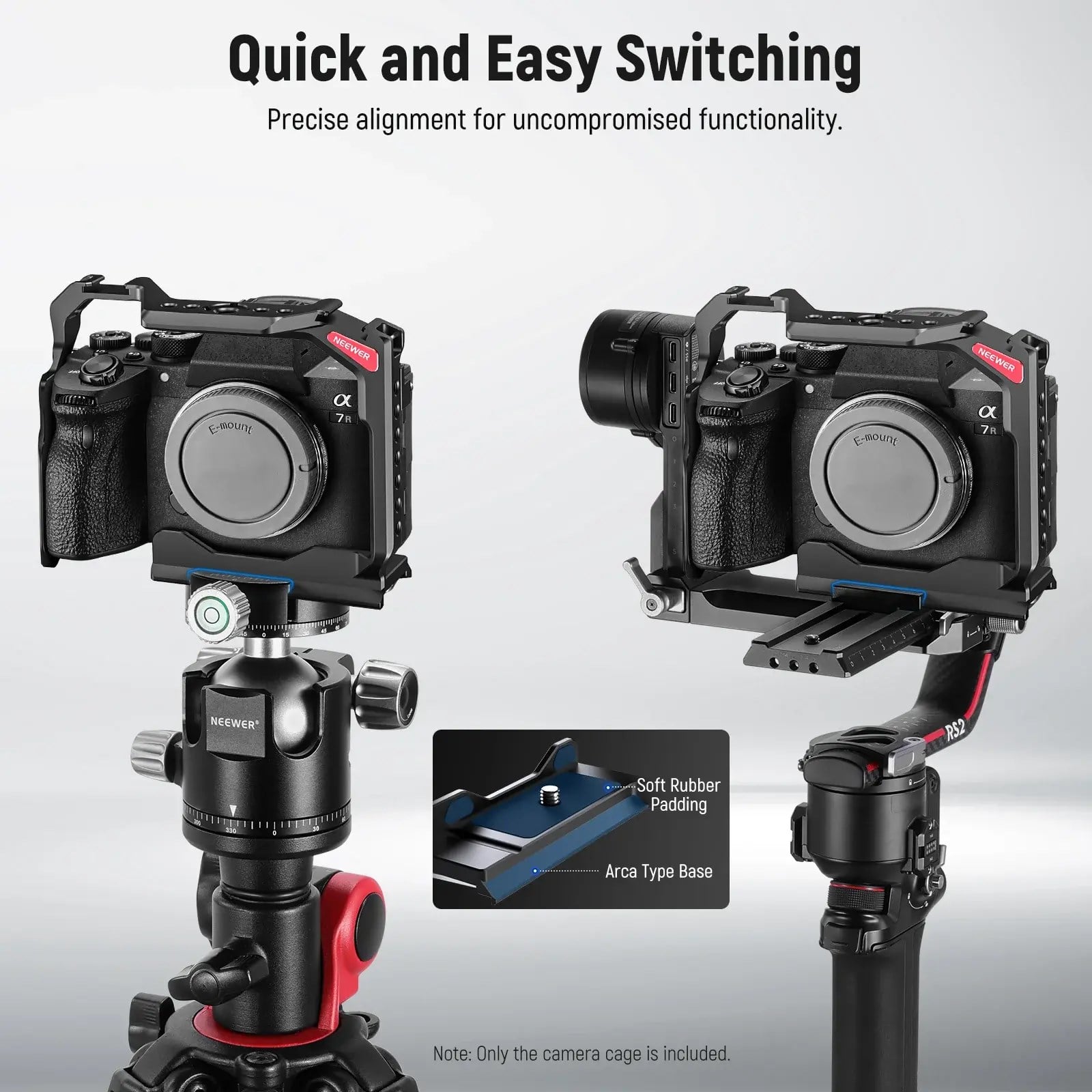 Neewer CA004 Sony A7 IV / A 7R V / A 7S III / A1 Uyumlu Kamera Kafesi