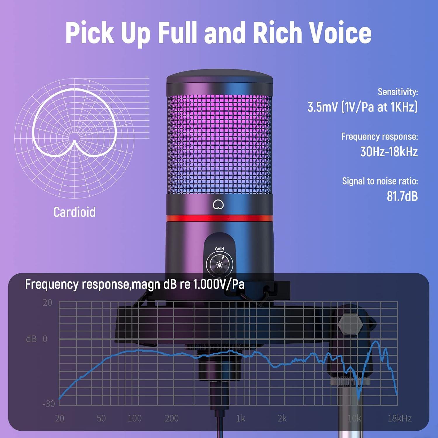 Neewer CM-25 Podcast USB Mikrofon Seti