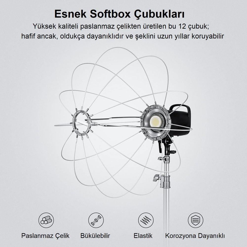 NEEWER NS90L Hızlı Kurulan 90cm Fener Softbox
