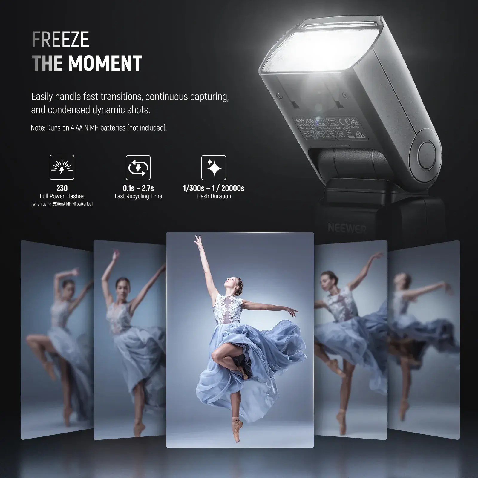 Neewer NW700-S TTL Flaş Speedlite - Sony Uyumlu