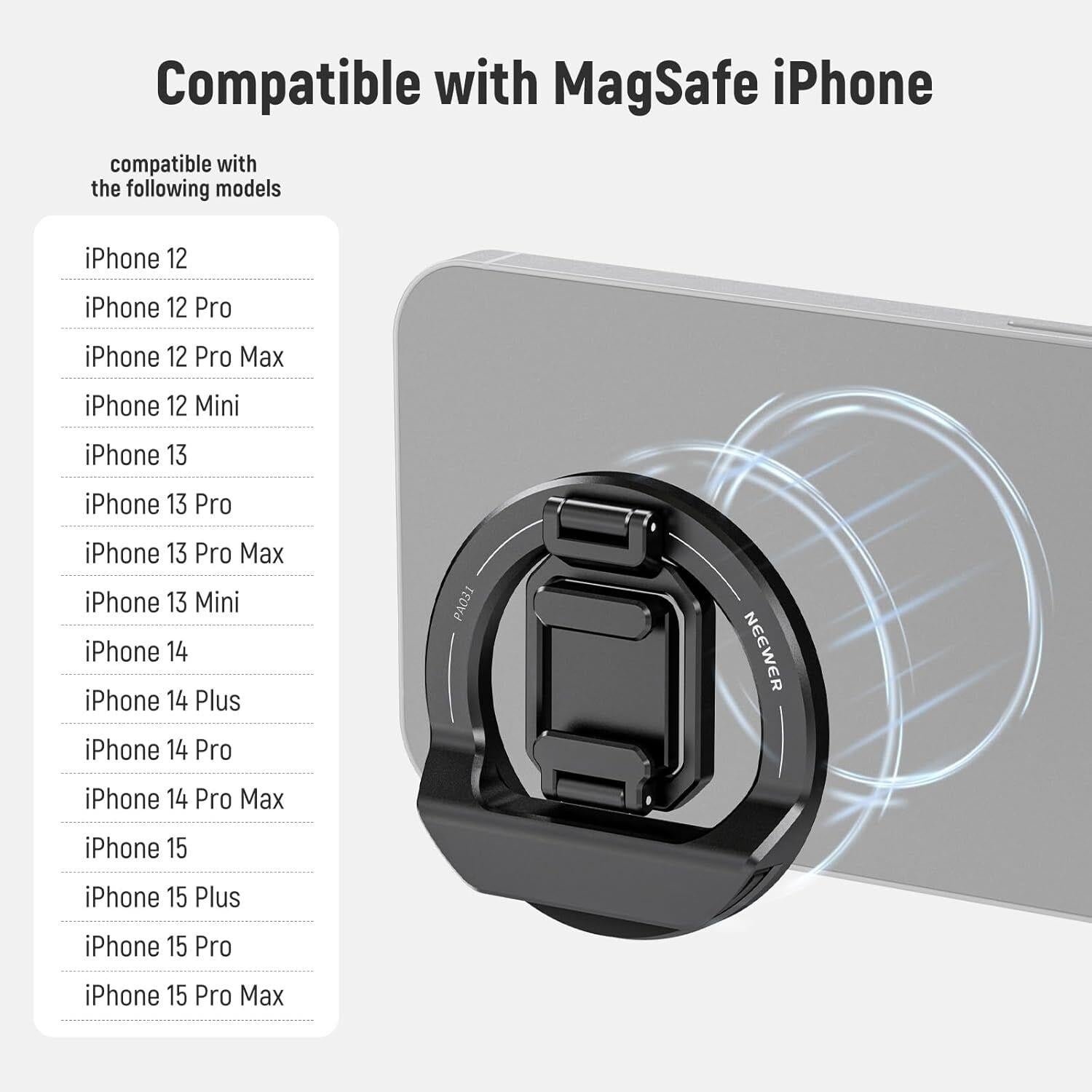 NEEWER PA031 Laptop MagsafeTutucu & Coldshoe Mount