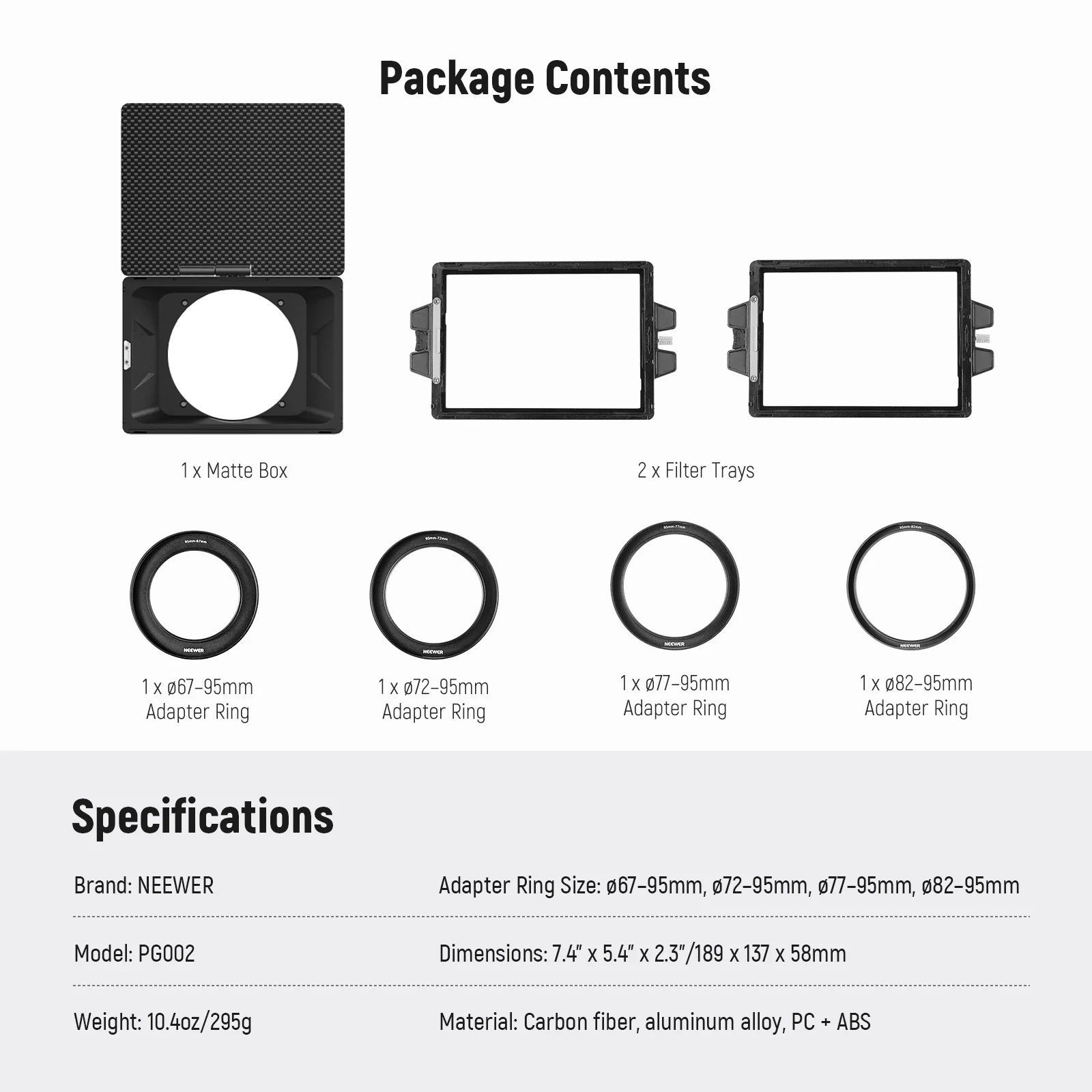 Neewer PG002 Mini Mat Kutu