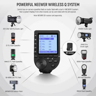 Neewer QPRO-N TTL Kablosuz Flaş Tetikleyici (Nikon)
