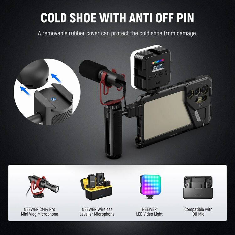 Neewer Quick Release Side Handle (Black)