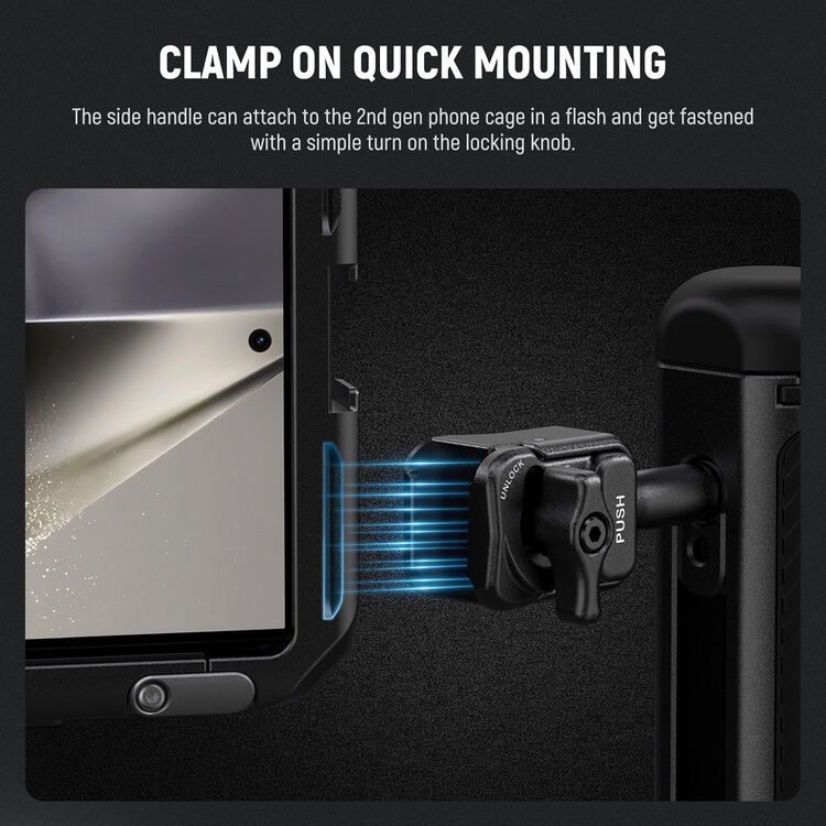 Neewer Quick Release Side Handle (Black)