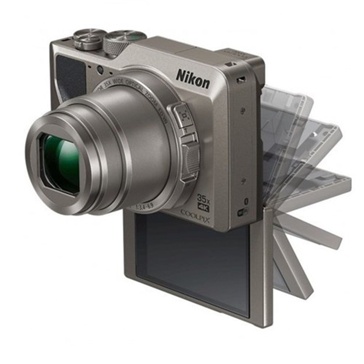 Nikon Coolpix A1000 (Silver) Fotoğraf Makinesi