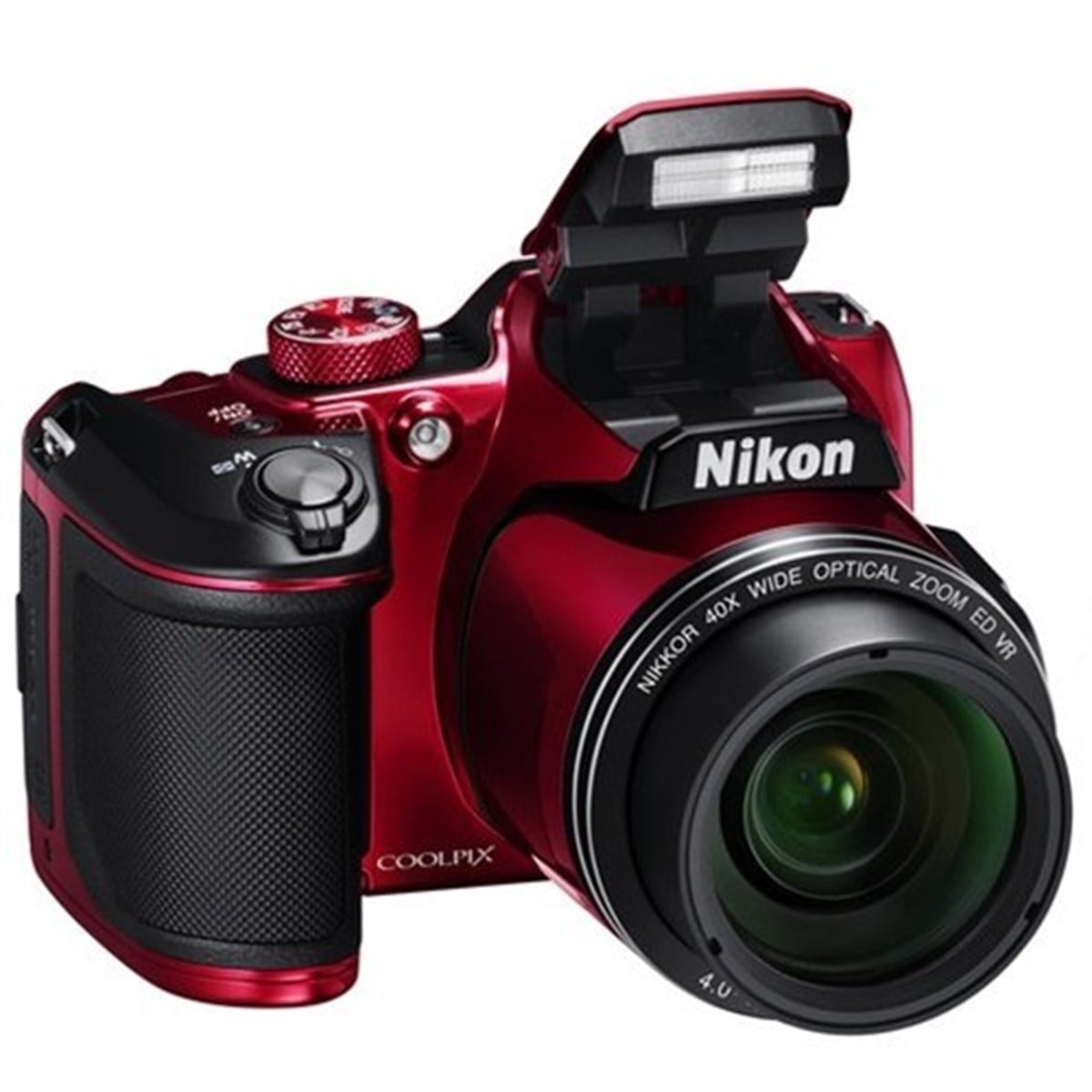 Nikon Coolpix B500 Fotoğraf Makinesi (Kırmızı)