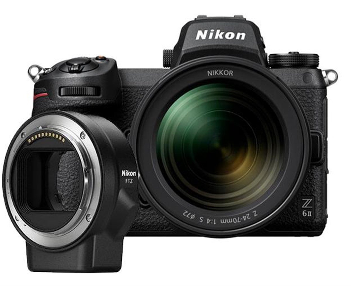 Nikon Z6 II + Z 24-70mm F/4 Lens+ FTZ Mount Adaptör
