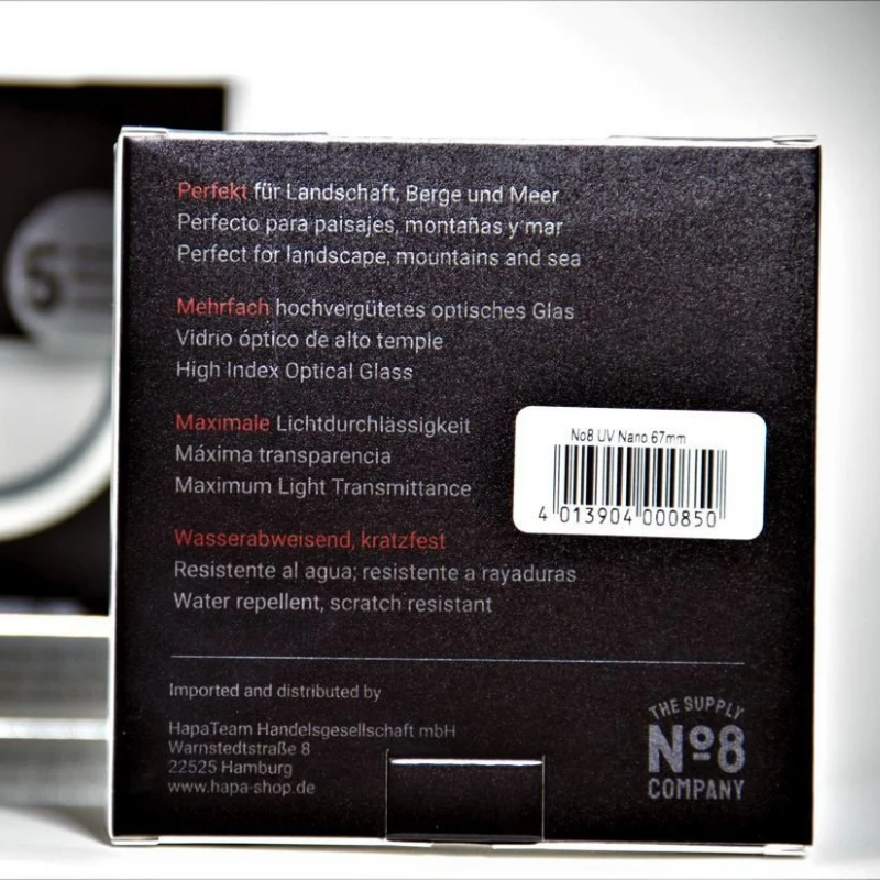 No8 Company 77mm Nano UV Filtre