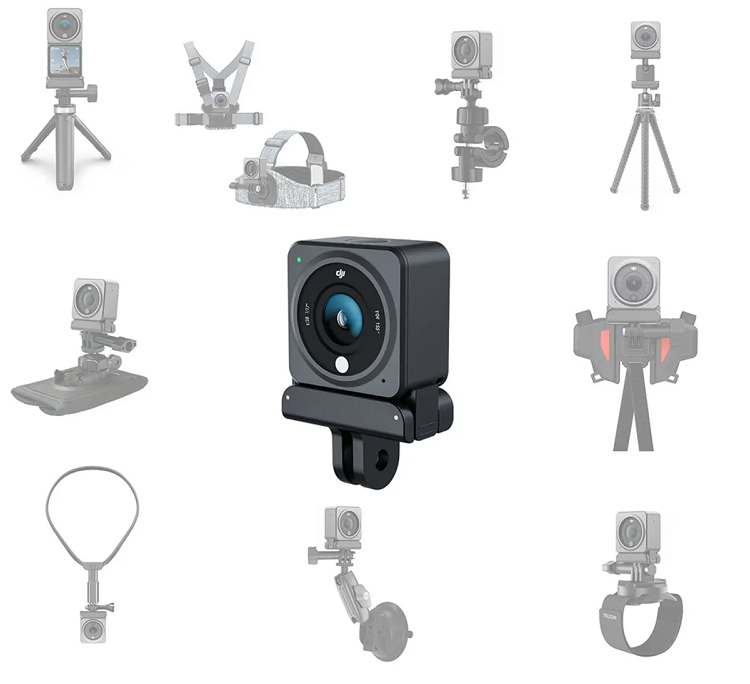 Oem Marka DJI Action 2 için Çatal Taban Adaptörü
