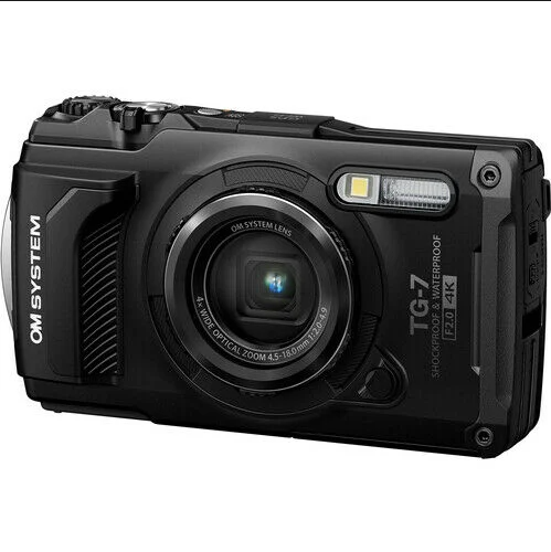 Olympus Tough TG-7 Fotoğraf Makinesi (Siyah)