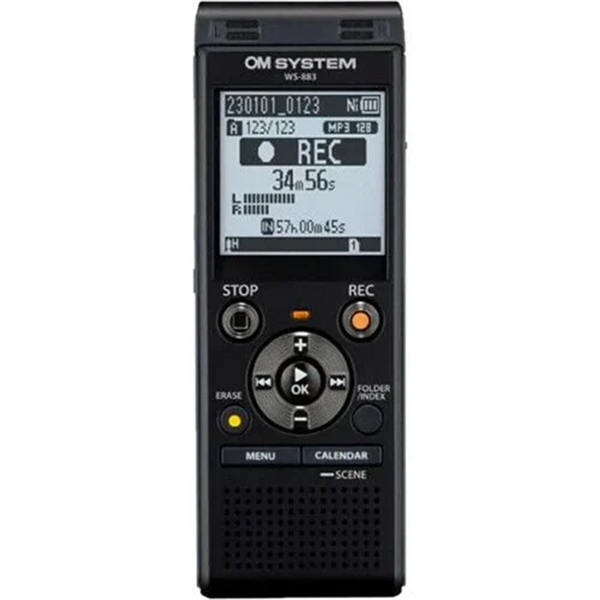 OM System WS-883 Digital Voice Recorder Black ( 8gb)