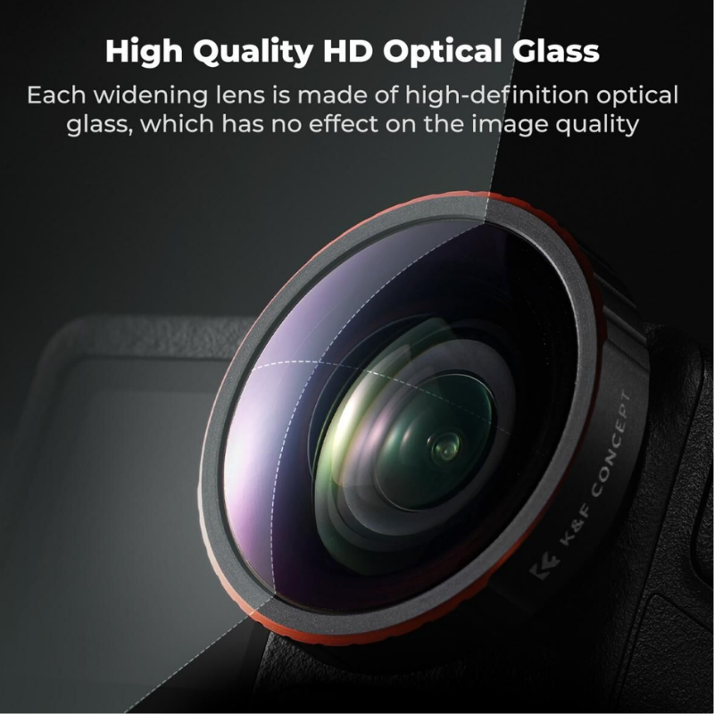 Osmo Action 5 Pro için Ultra Geniş Açı Lens