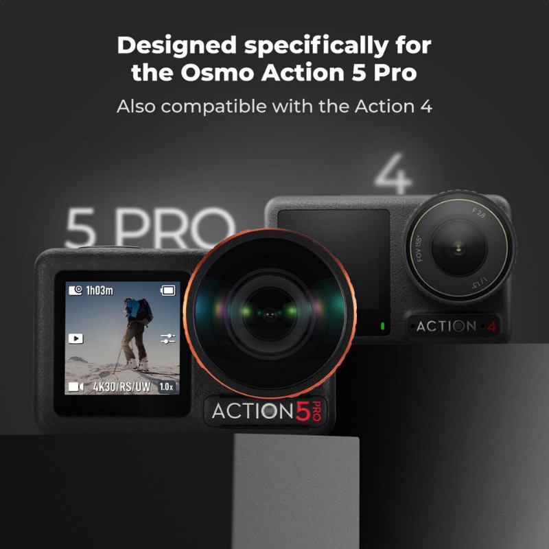 Osmo Action 5 Pro için Ultra Geniş Açı Lens