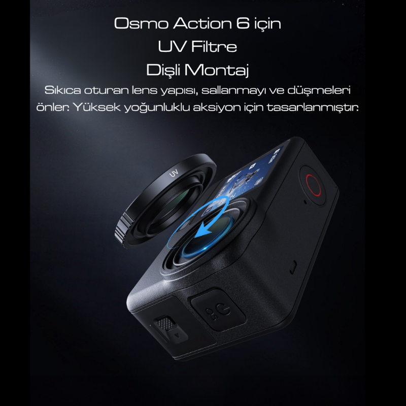 Osmo Action 6 için UV Filtre