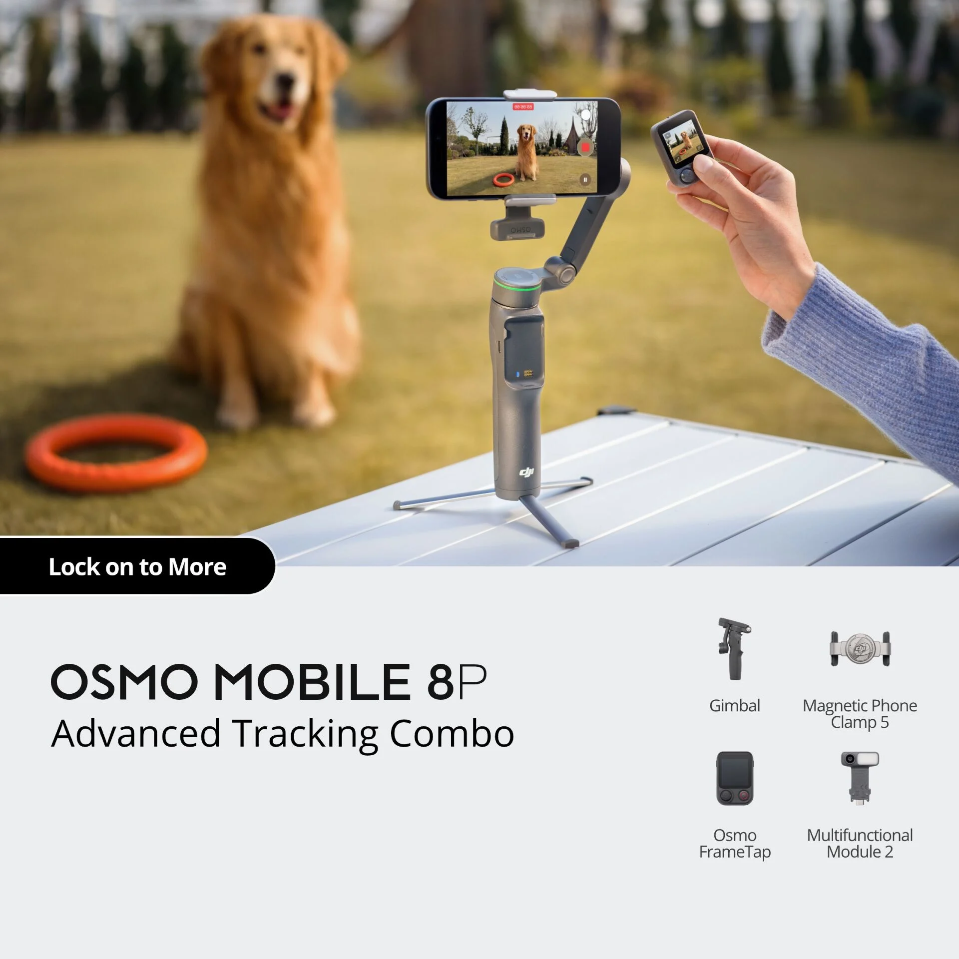 Osmo Mobile 8P Advanced Tracking Combo