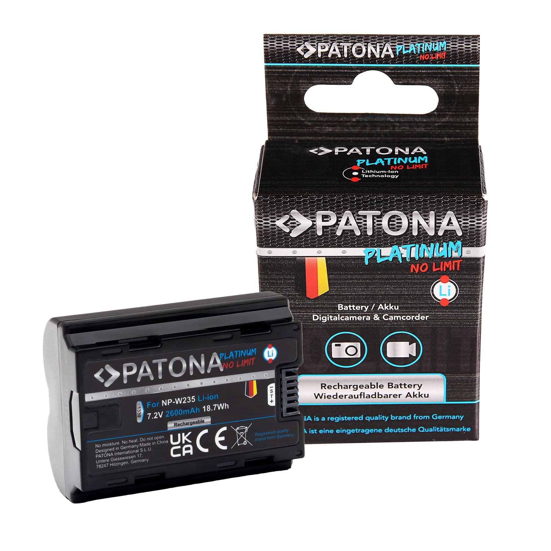Patona 1339 Platin Fujifilm NP-W235 Batarya