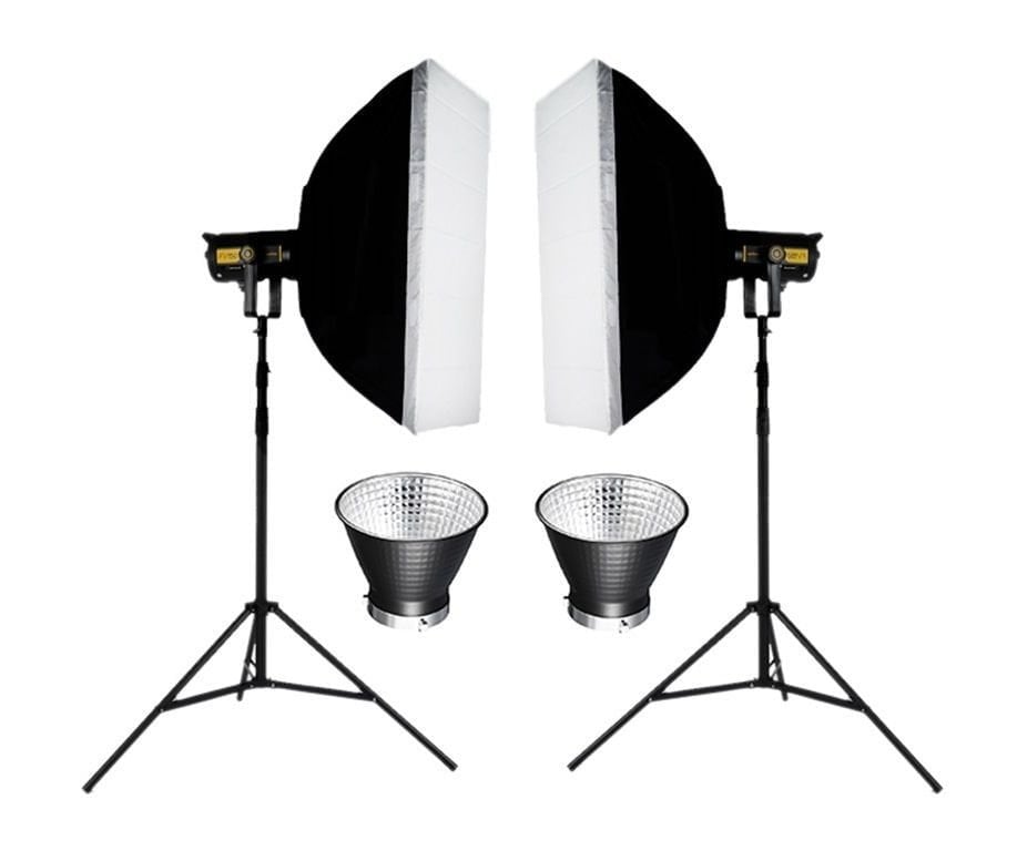PATONA 4281 COB-200 Watt Bi Color İki'li Kit LED Video Işığı
