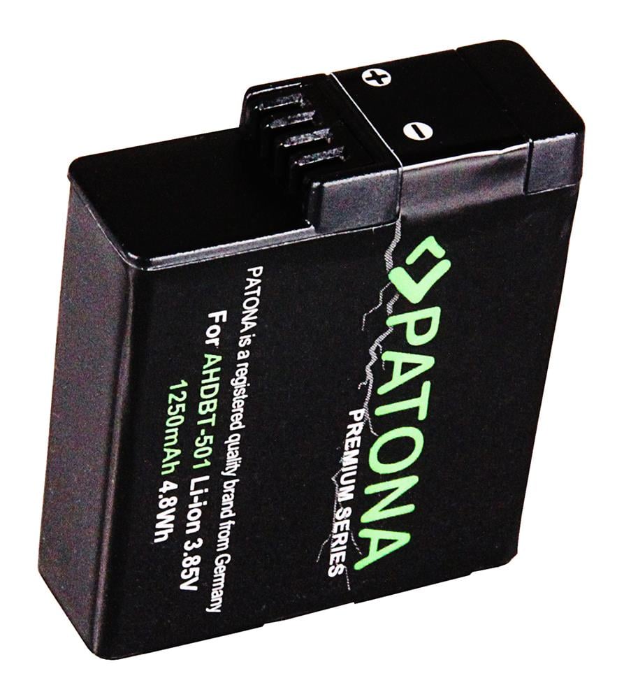 PATONA Battery f. GoPro Hero 5 Black AABAT-001 AHDBT-501 Hero 6 Hero 7