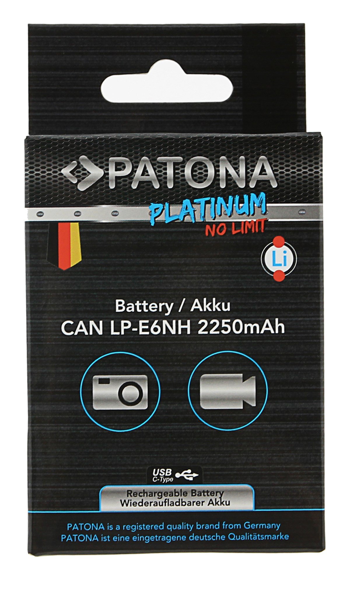 Patona Platinum LP-E6NH USB-C