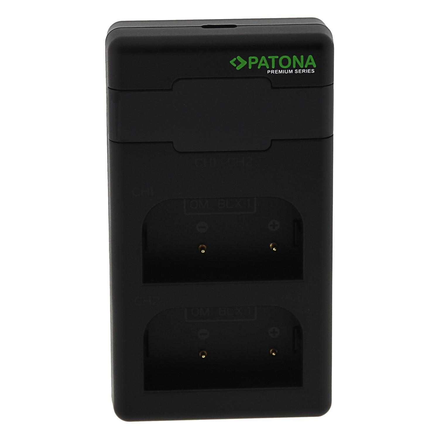 Patona Premium Twin Performance Pd Şarj Aleti PD20W Adaptör Ile Olympus Blx-1