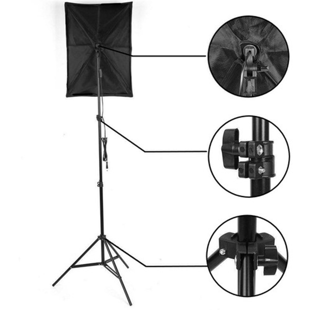 Pdx 2'li Set 4 Duylu Ampülsüz Softbox
