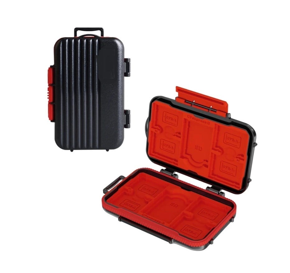 PDX KH6C Storage Memory Card Case for SD / CF-express A / CF-express B Cards