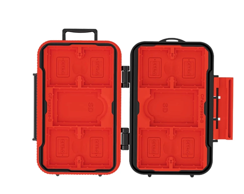 PDX KH6C Storage Memory Card Case for SD / CF-express A / CF-express B Cards