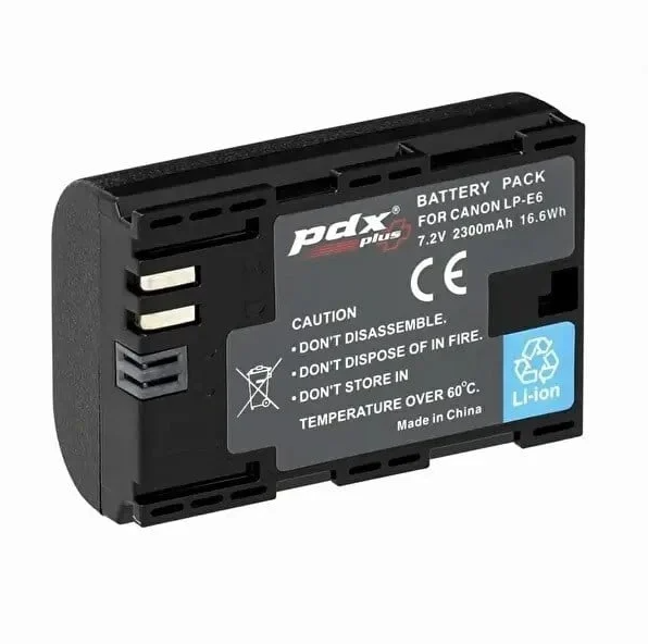 PDX LP-E6P Canon Uyumlu Yüksek Performans Batarya