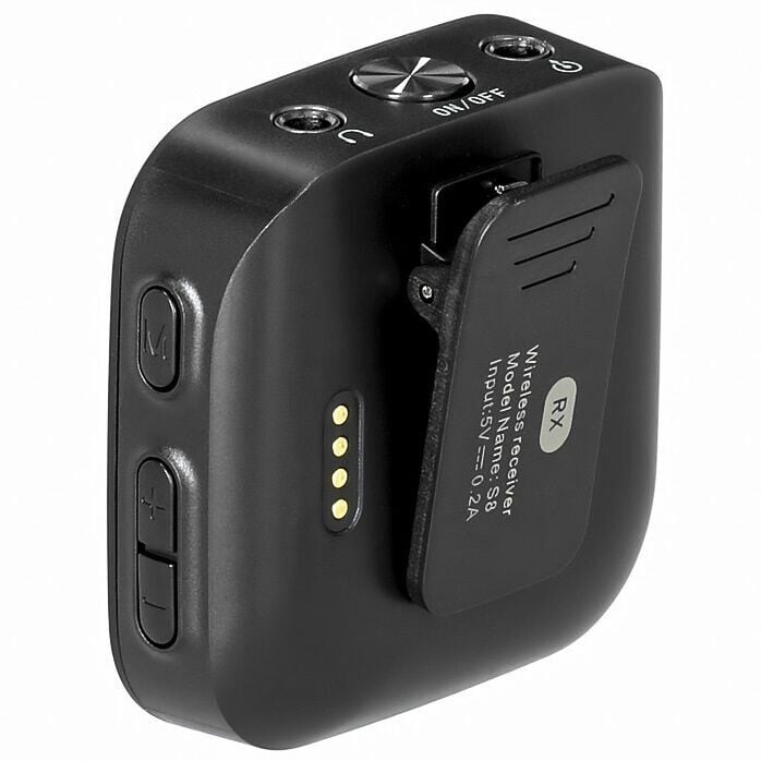 PDX PRO S8 İkili Kablosuz Yaka Mikrofonu