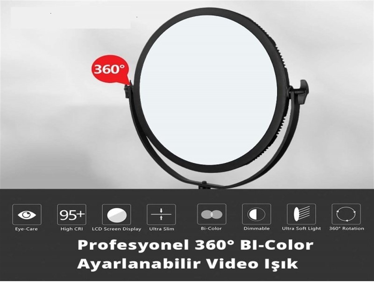 PDX SL360A 3200K 5600K Sürekli Video Işık