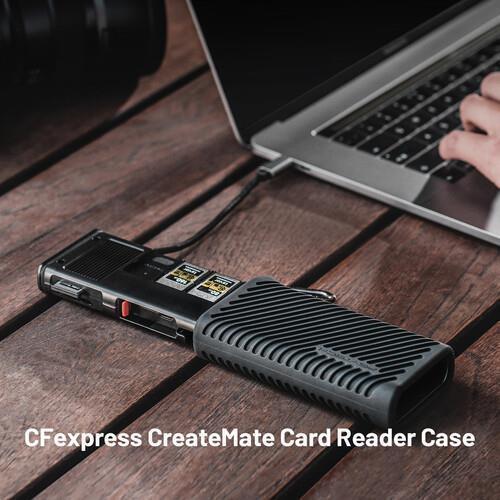 PGYTECH CreateMate CFexpress Type A/SD Kart Okuyucu Kılıfı (Klasik Siyah)