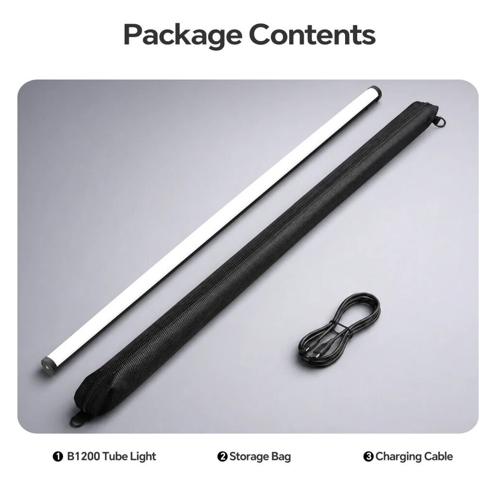 Photoolex B1200 120 cm 38W APP Kontrollü RGB Tube LED Işık - LS-158PL-01