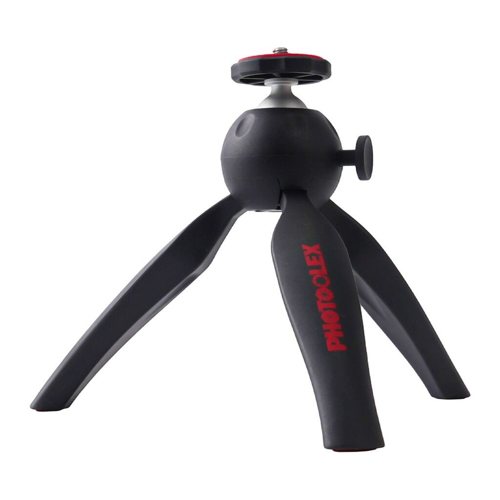 Photoolex Ball Head Masaüstü Kamera ve Işık Tripodu Siyah - TF-PH-074MT