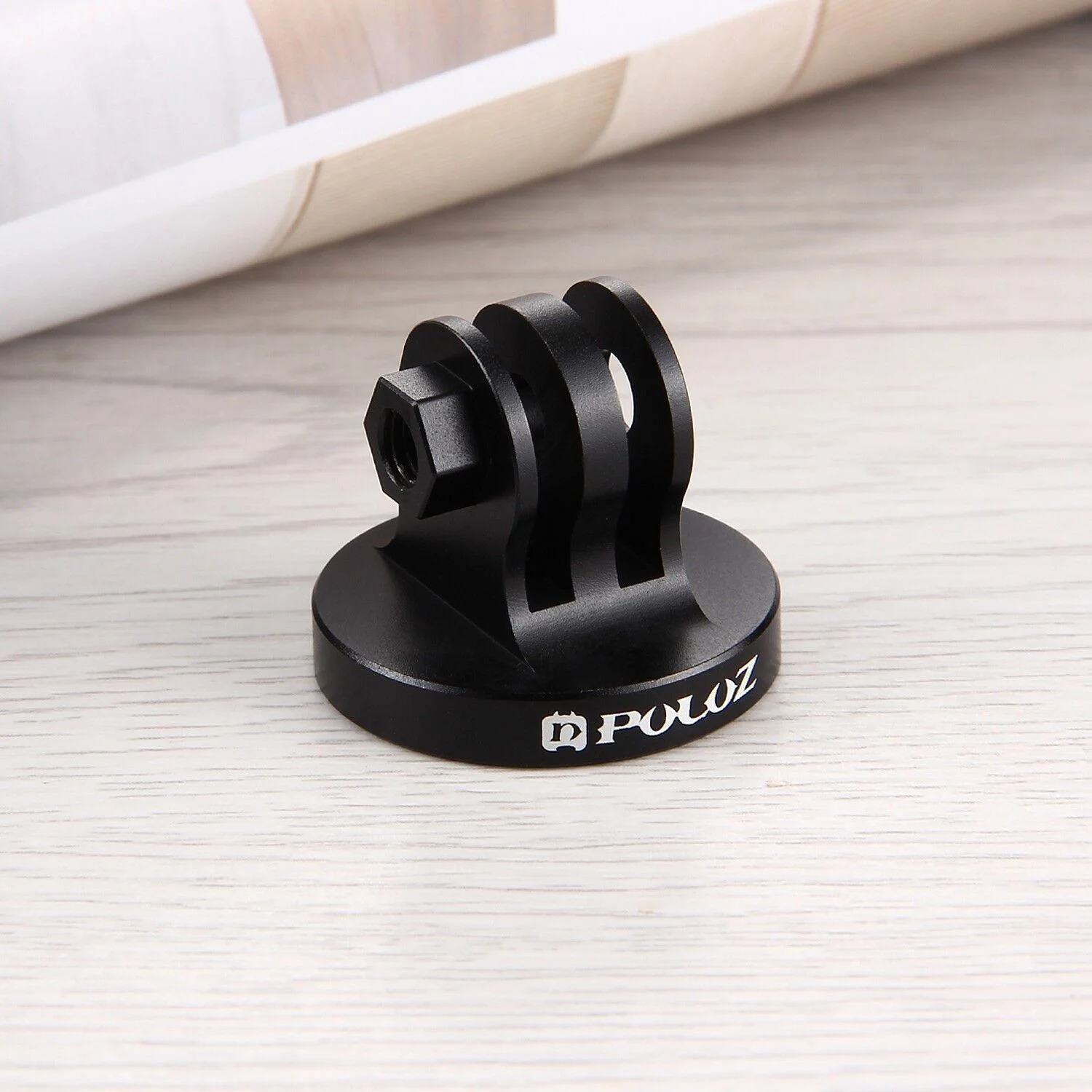 PULUZ 1/4 İnç Tripod Adaptörü Aksiyon Kamera CNC (Siyah)