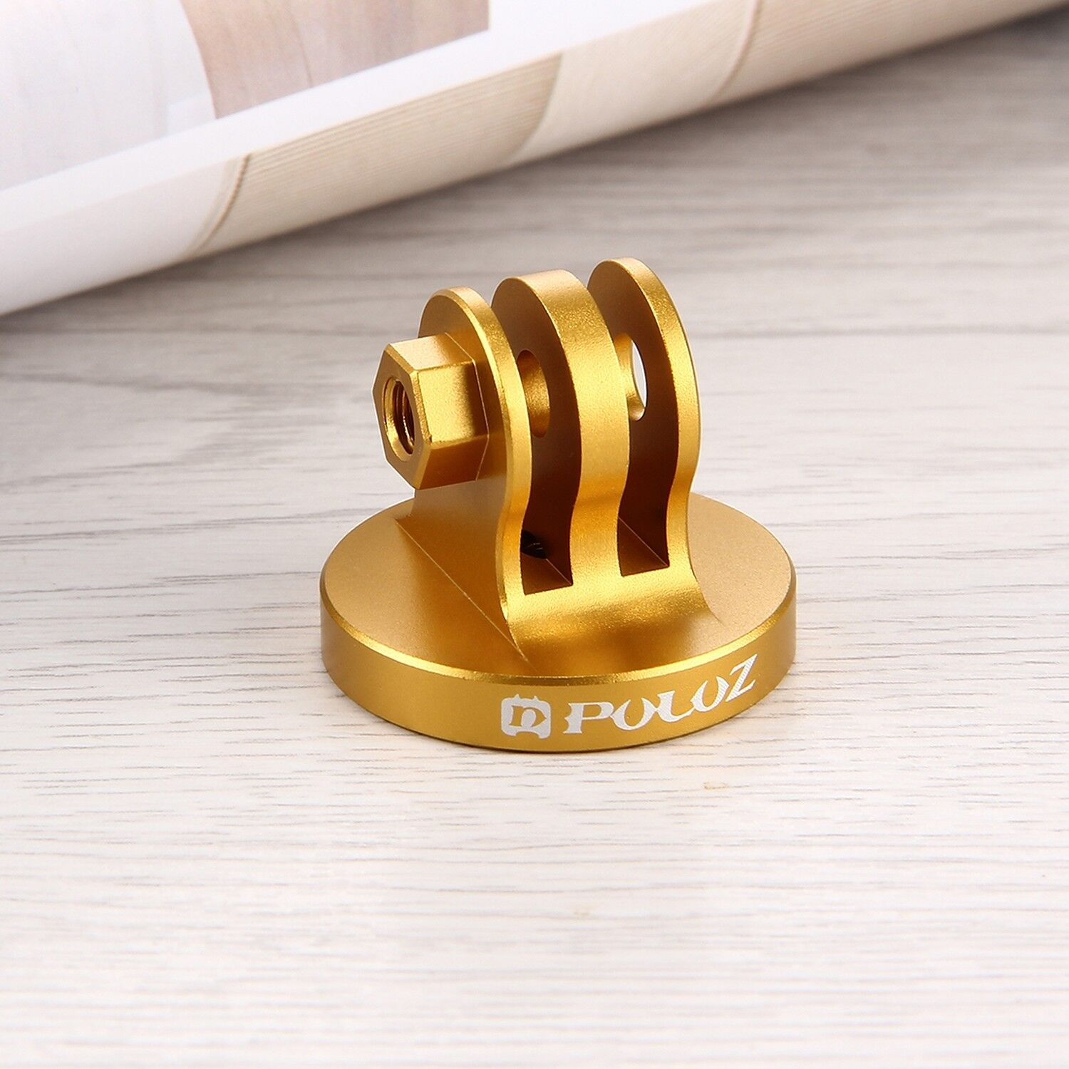 PULUZ 1/4 İnç Tripod Adaptörü Aksiyon Kamera CNC (Altın)