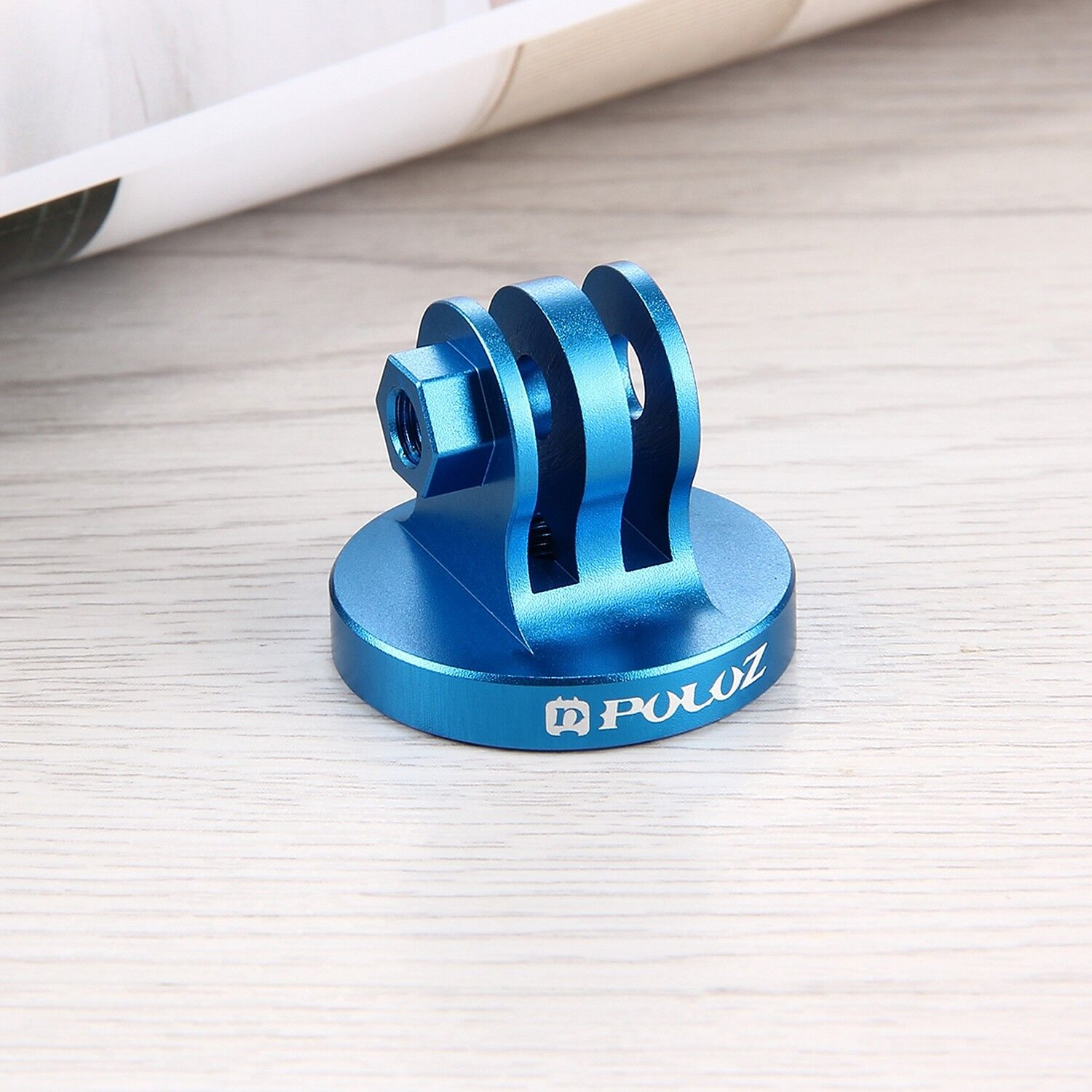 PULUZ 1/4 İnç Tripod Adaptörü Aksiyon Kamera CNC (Mavi)