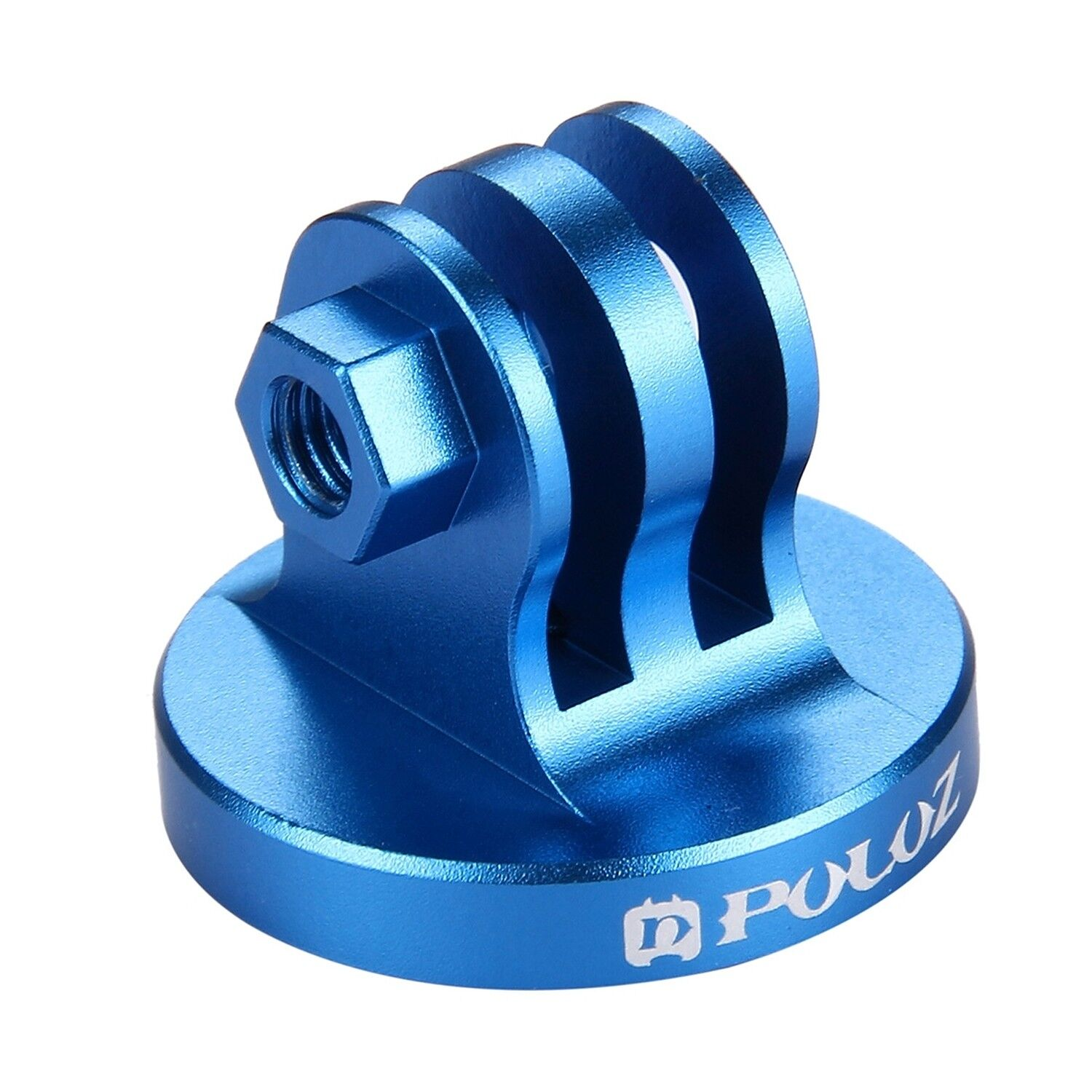 PULUZ 1/4 İnç Tripod Adaptörü Aksiyon Kamera CNC (Mavi)