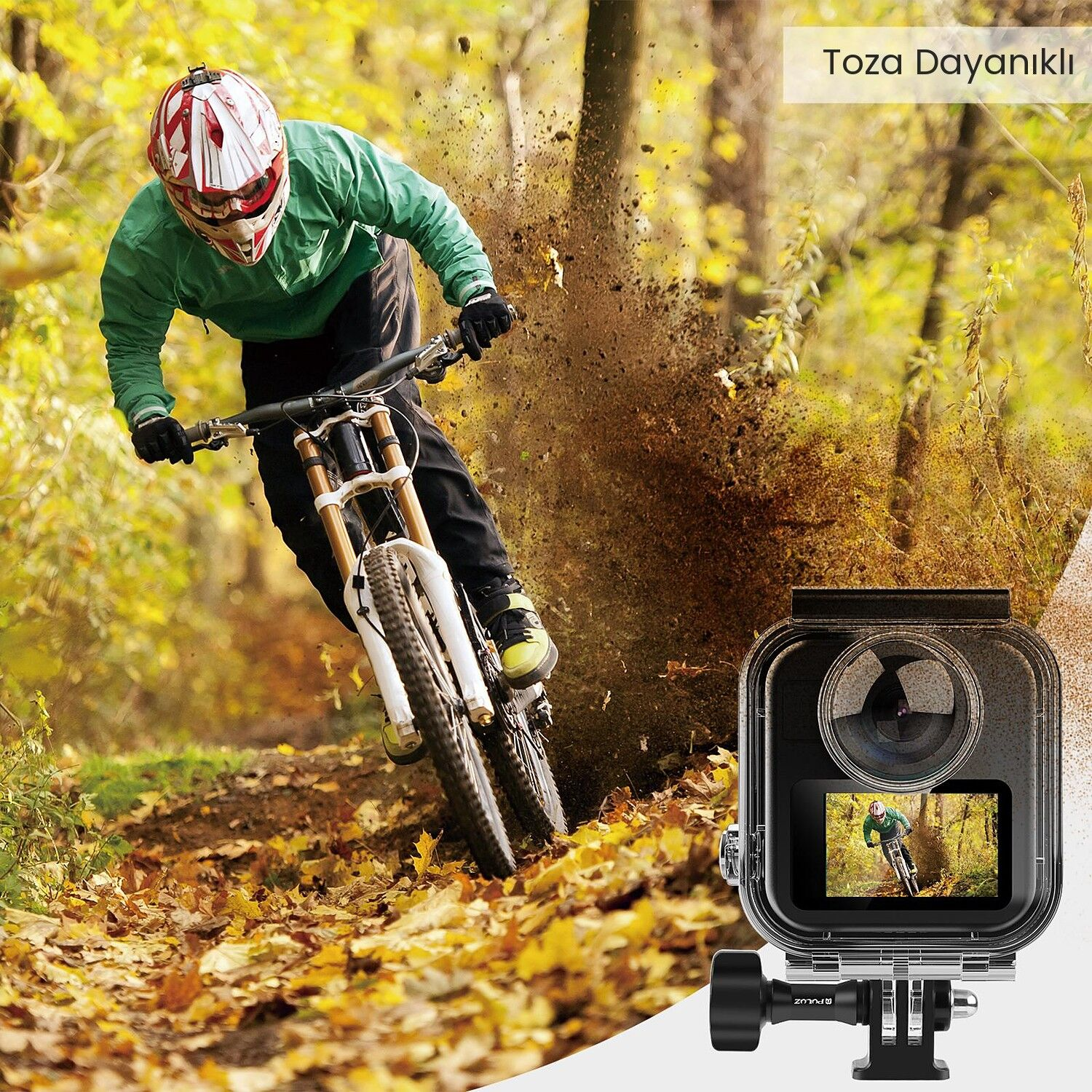 PULUZ GoPro MAX 2 45m Su Altı Dalış Kabı (Dive Case)