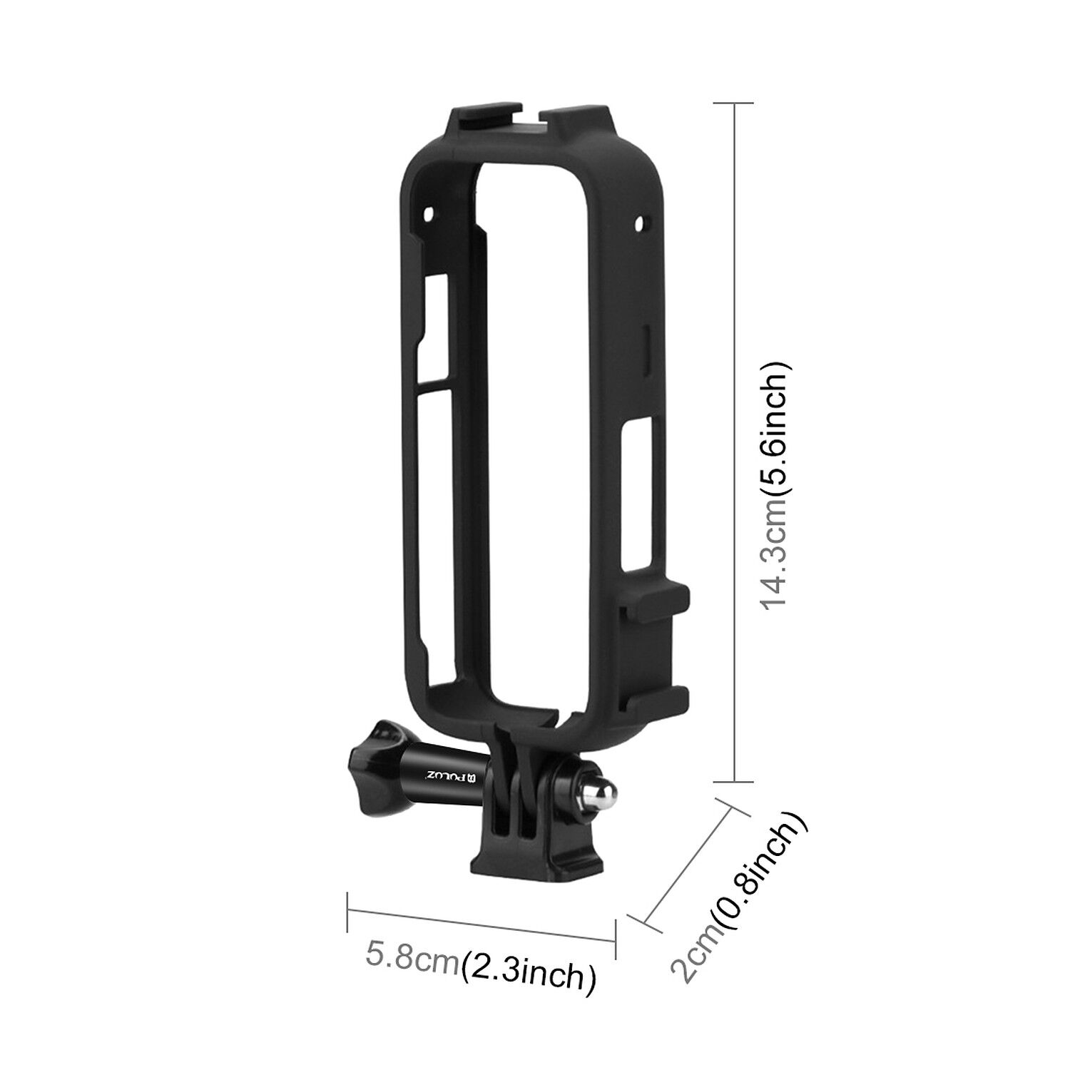 PULUZ Insta360 X3 Koruma Çerçevesi Cold Shoe Yuvalı