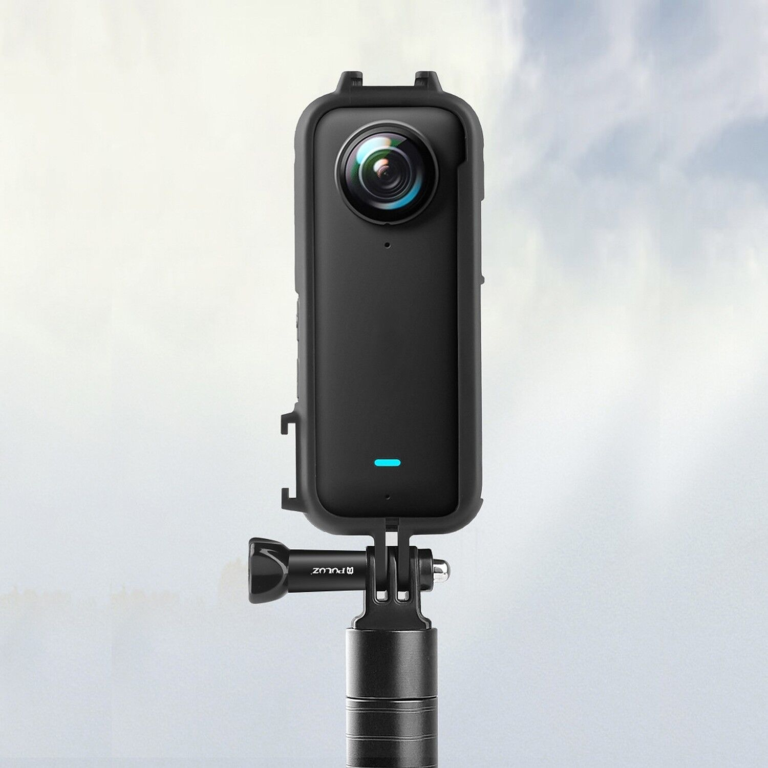 PULUZ Insta360 X3 Koruma Çerçevesi Cold Shoe Yuvalı