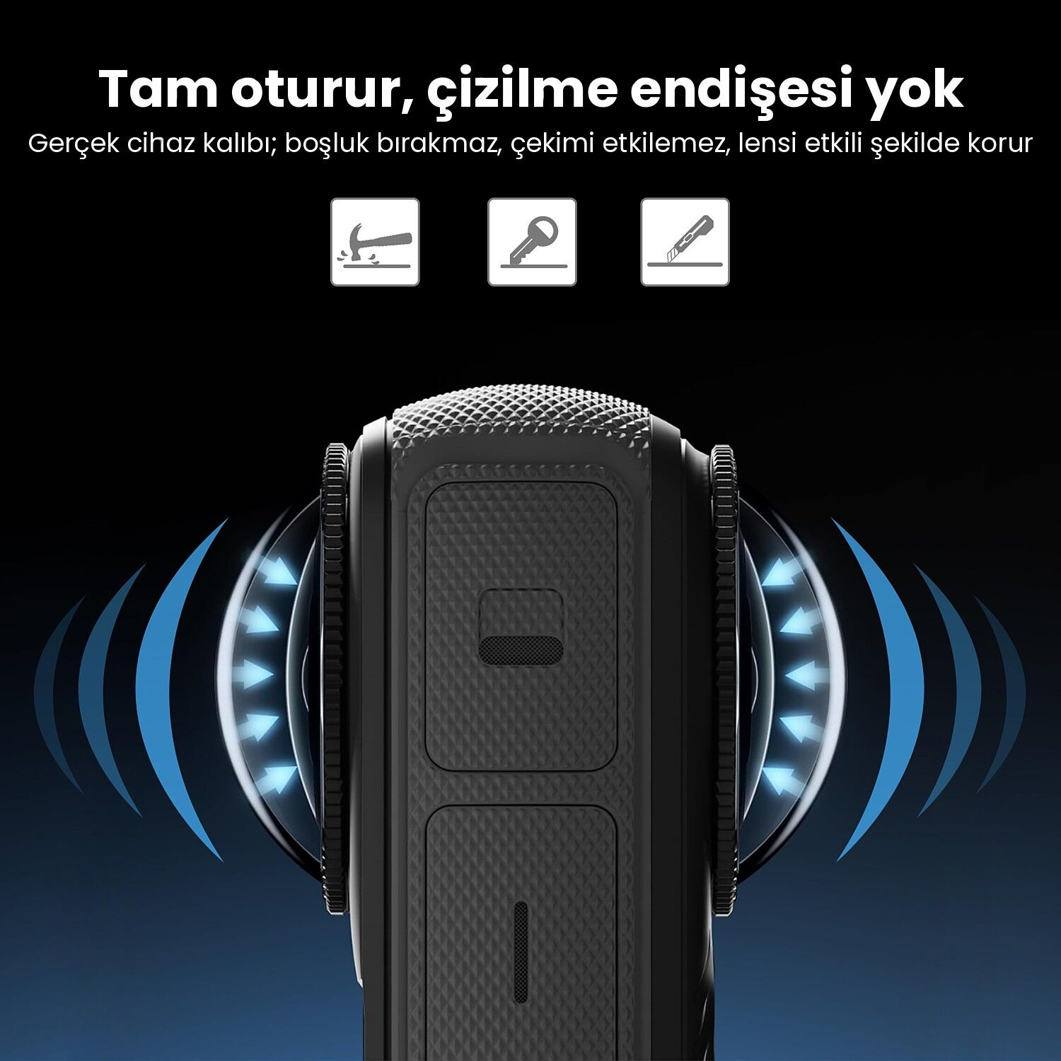 PULUZ Insta360 X4 Lens Koruyucu (Optik Cam)
