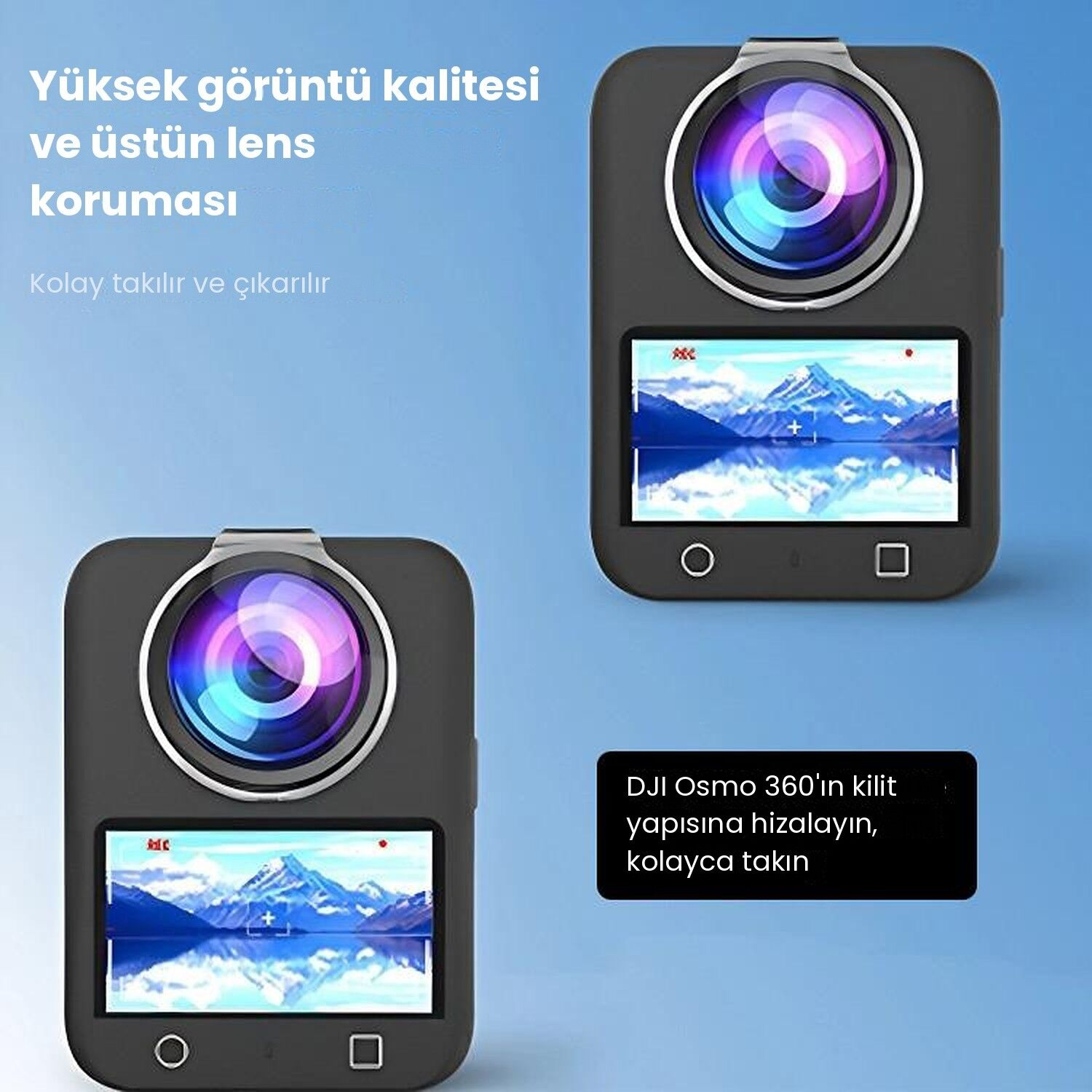 PULUZ Osmo 360 Lens Koruyucu (PC)