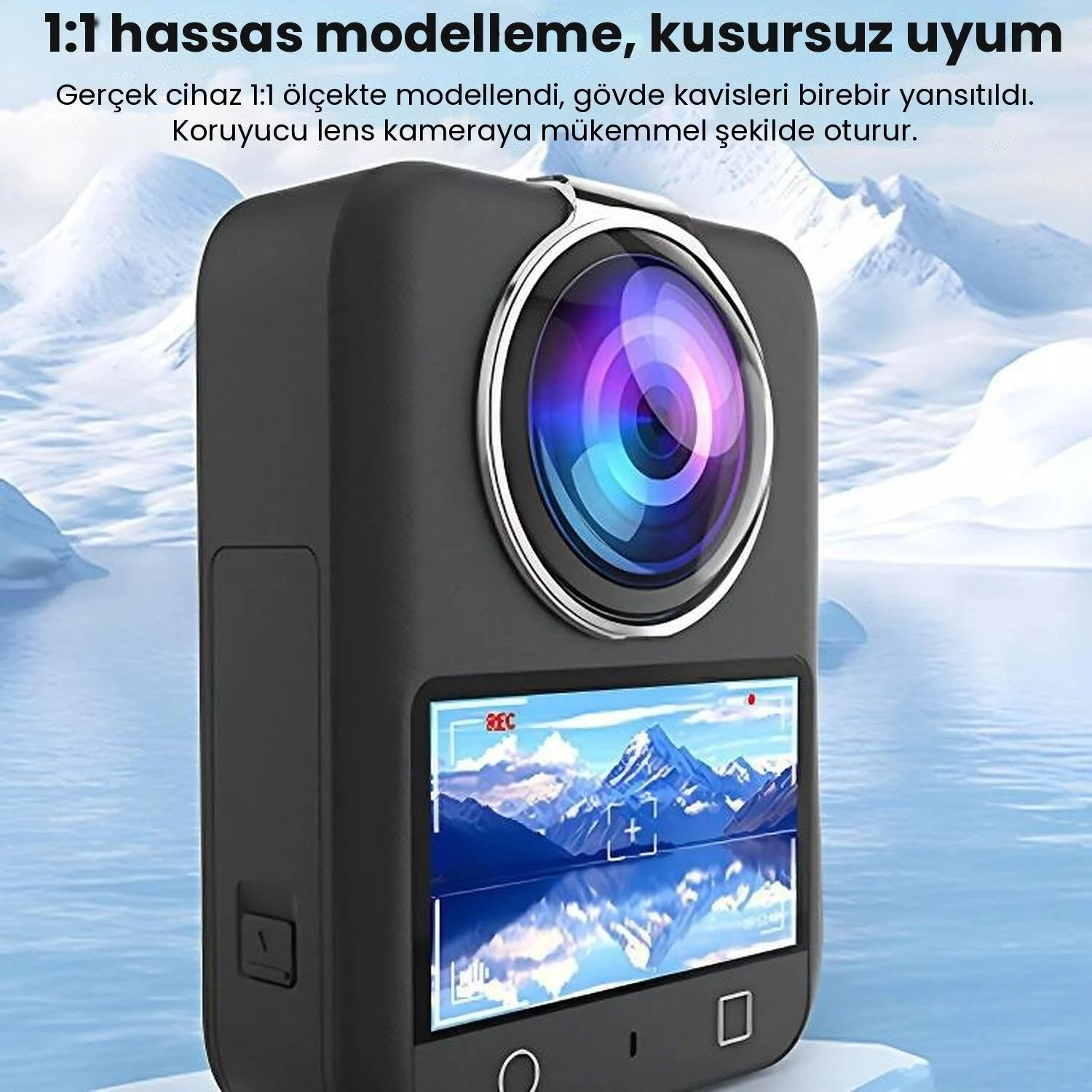 PULUZ Osmo 360 Lens Koruyucu (PC)
