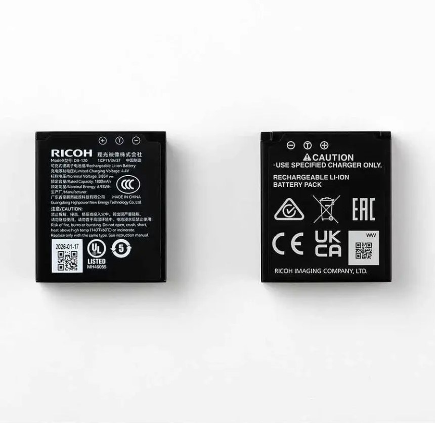 Ricoh DB-120 Batarya Pil (GR IV)